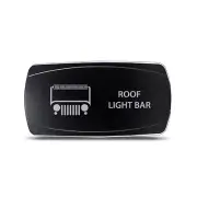 CH4x4 Rocker Switch for Jeep Roof Light Bar Symbol â Horizontal - Red LED