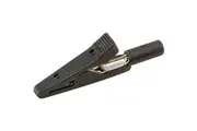 Small Hirschmann Clip - Black Alligator Test Lead Adaptor