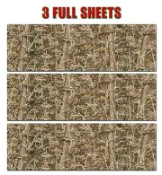3 CAMO DECALS MADE FROM 3M WRAP VINYL 48"x15" TRUCK CAMO FISHING LURE CAMOUFLAGE