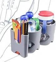 Bottle Holder for Wheelchair,Double Stroller Phone Bottle Holder | Adjustable Drink Holder, Auto Child Cup Holder for Wheelchair, Walker, Cycle