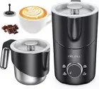 Milk Frother Steamer 8-IN-1 Coffee Hot Chocolate Maker Automatic Dishwasher Safe