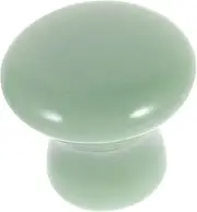 minkissy Natural Jade Mushroom Head Massager Facial Beauty Tool for Soreness Relief Increased Chi