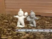 Foot Ball Snow Baby ceramic bisque ready to paint u paint department56 like