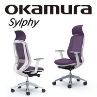 在飛比找PChome精選優惠-【日本OKAMURA】Sylphy 人體工學概念椅(白框)(