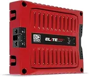 BANDA Audioparts ELITE4000.41OHMRED 4-Channel 1000 Watts Max @ 1 Ohm Vehicle Bass Car Audio Amplifier with Subsonic Filter & Low Pass Filter Stable LED Indicators, Red - 4000.41OHMRED