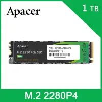 在飛比找Yahoo奇摩購物中心優惠-Apacer宇瞻 AS2280P4 1TB M.2 PCIe