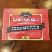 Cardboard Gold Card Saver 1 200 Ct. Box For PSA, BGS & SGC Submission