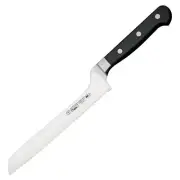 8" Offset Bread Knife, Triple Riveted, Full Tang Forged Blade (6 Each)