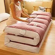 Tatami Mattress Single Bed Double Bed Queen Size Bed Futon Mattress Tatami Roll Up Tatami Mat Japanese Floor Mattress for Kids(E,0.9mx1.9m)