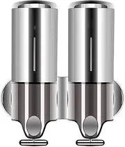 Countertop Soap Dispensers 3 in 1 Shower Soap Dispenser Shampoo and Conditioner Dispenser Soap Separator Bathroom Shower Separator Hotel School Mall Liquid Hand soap Dispenser
