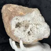Large Geode Red 8” Spirit Quartz Crystal Cluster Druzy Chalcedony Botryoidal 6LB