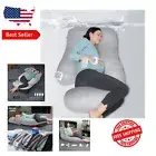 57-Inch Removable Pregnancy Pillow - Multi-Purpose U-Shape Support for Sleep