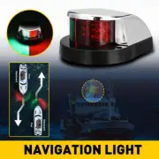 2 IN 1 Marine Yacht Boat Pontoon 12V Stainless Steel LED Bow Navigation Lights D