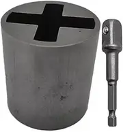 Universal Jack Socket Adapter for Hand Drill, Scissor Jack Drill Adapter, Heavy-Duty Socket Converter for Scissor Car Jack, Easy to Use Tire Repair Tools, Durabilityt Rust-Resistant Steel