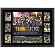 Melbourne Storm 2017 Storm Force Tribute Print Framed