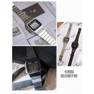 【WANgT】CASIO 卡西歐 經典復古中性不銹鋼電子錶B650WD-1ADF