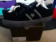 Converse Undefeated Chuck Taylor One Star Academy Pro Ox Low Black Egret A12131C