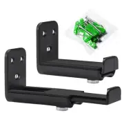 Universal 2X Soundbar Wall Mount L Brackets, Adjustable Extending Speake