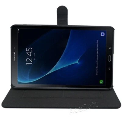 PU Leather Folio Stand Case Cover For Samsung Galaxy Tab A 10.1 SM-T587P (2016)