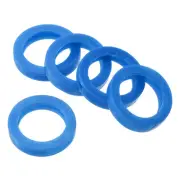 Key Caps Covers Rings, 10 Pack 0.9" Keys Identifiers Covers Coding Tags, Blue