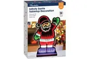 Mirabella Christmas 30cm LED Infinity Tabletop Decoration Santa each
