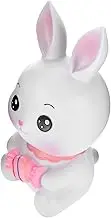 BCOATH Cartoon Bunny Shaped Coin Bank Vinyl Decorative Coin Container Money Saving Bank for Home Office Lovely Saving Pot for Childrens Habits