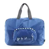 在飛比找遠傳friDay購物優惠-agnes b. 摺疊輕便旅行袋(大/藍)