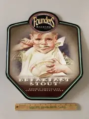 NEW Founders Metal Beer Bar Tin Tacker Sign Man Cave Lot