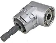 EZONEDEAL Right Angle Drill Attachment, 105 Degree Right Angle Driver, Angle Power Screwdriver Drill Extension Attachment, 1/4 inch Hex Shank Drill Bits Screwdriver Socket Holder Adapter (Small)