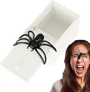 Spider Prank Box - Fun Scary Toy With Fake Spiders | Practical Joke Kit for Simple Amusements