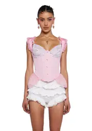 [Sugar Thrillz] Courting Contrasts Underbust Corset