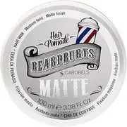 Beardburys Hair Wax Matte for Men, Medium Hold for Control Without Losing Flexibility - Matte Finish, 100ml