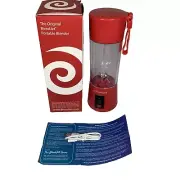 BlendJet One Blender Smoothies Shakes On The Go Traveling Red New In Box