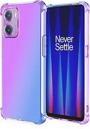 [WEIOU] Gradient TPU Case for Oppo A96 / A76 / A36 Case Soft TPU Silicone Gel Shockproof Cover Blue Purple