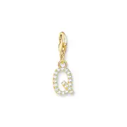 THOMAS SABO Charm Pendant Letter Q Gold Plated