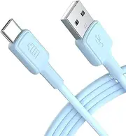 USB Type C Cable Nylon Braided USB A to USB C 1M Fast Charging and Data Transfer Cable for Galaxy S23 S22 S21 S20 S10 S9 S8, Huawei P40 P30 P20, Google Pixel, OnePlus 6T,Sony Xperia XZ