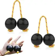 2 Pairs of Kashaka Aslatua Shaker, Asalato, Instruments, Begleri, Instrument, African Traditional Musical Instruments, Percussion Instruments for Children, Adults, Wedding, Parties, Music Lessons
