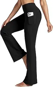 [WILLIT] Women's Yoga Pants High Waist Flare Leggings Workout Lounge Bootcut Pants with Pockets 29"/31"