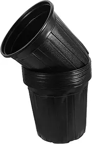 POPETPOP 10pcs Seedling Pot Garden Pots Small Planting Pots Orchid Pot Plant Nursery Pots Seedling Starter Pots Flower Pots Gallon Nursery Pots Potting Pots Plant Pot Black Plastic