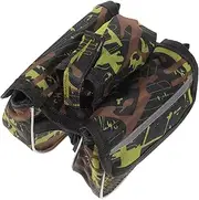 YARNOW Bike Frame Front Tube Bag Side Pouch for Mobile Phone Accessories Saddle Bag for Mountain Biking for Keys Items Army Green