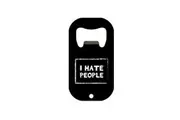 Grindstore I Hate People Mini Bar Blade Bottle Opener (Black) (One Size)