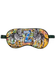 Jessica Russell Flint Z Is For Zebra Silk eye Mask - Multicoloured ONE SIZE