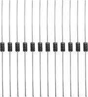 EMSea 200PCS 1N4002 Rectifier Diodes 1A 100V Electronic Silicon Diodes Electronic Components for Solar Panel Charger Circuit Product Development Converter