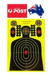 18x12 Inch 30 Pcs Shooting Target 3598, Splatter Burst Target, Adhesive Target