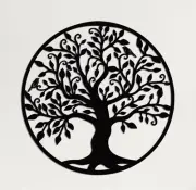 Versatile 23" W x 24" H Tree of Life Metal Wall Art - Perfect for Home & Office