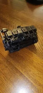 3d Print Cummins 12v Truck Rc 1/10th Engine Motor Desk Scale