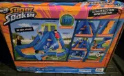 NERF Super Soaker Mega Island Inflatable Water Slide Park Arena Bounce House-NEW