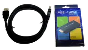 PS2 to HDMI Video Converter And HDMI Cable *Brand New* Playstation 2