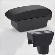 for r&enault for Duster Car Armrest Storage Box Accessories Interior Details Car Centre Armrest Glove Box(B2 3USB)