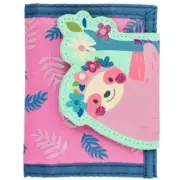 Stephen Joseph Toddler Wallet, Sloth (F19) Pink SJ-5201-10A 3+ Yrs age Tri-fold